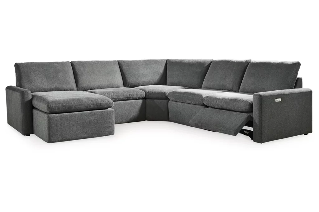 best leather reclining sectional