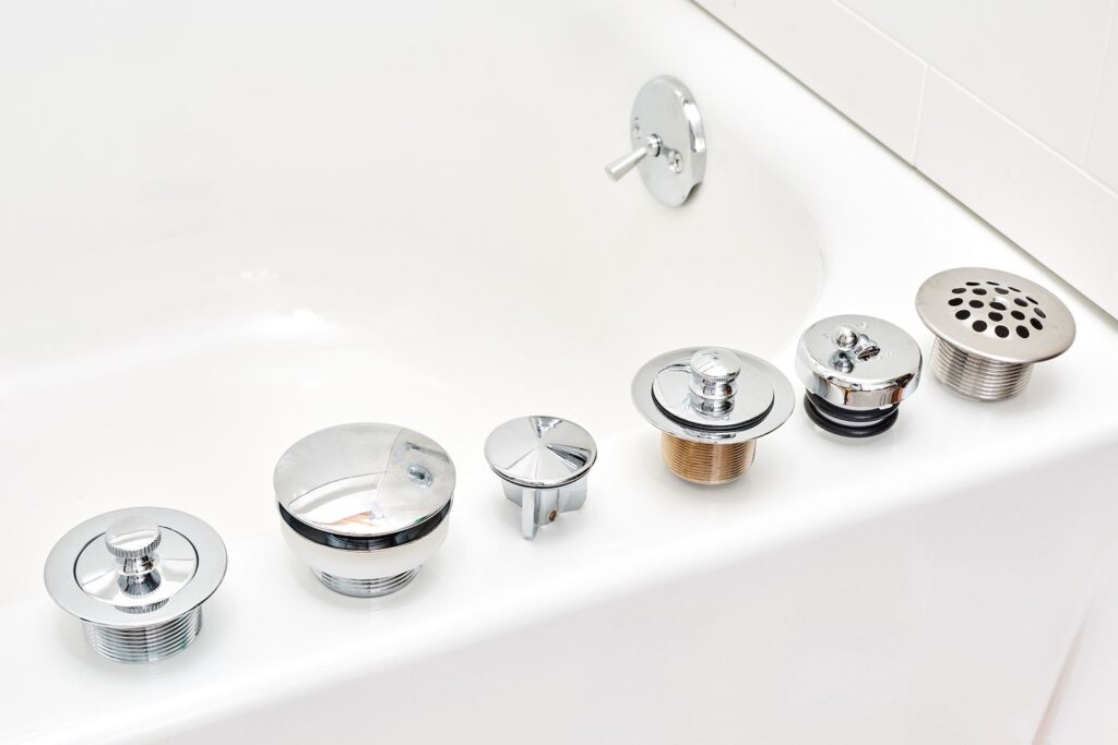 How to measure sink drain size